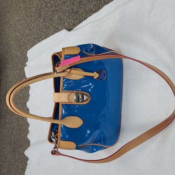 Dooney & Bourke Handbags - Dooney and Bourke aqua patent purse